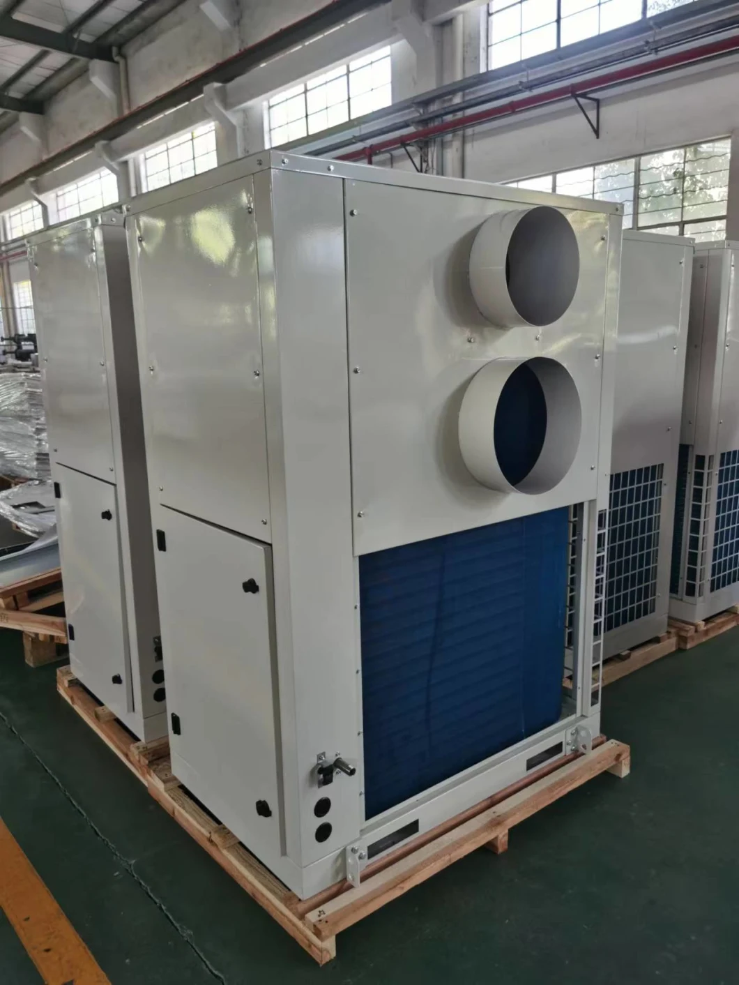 R22, R410A China Wholesale Non-Standard Custom Wall/Floor Standing Hi-Surp Fully Enclosed Export Packing Grain Air Cooler
