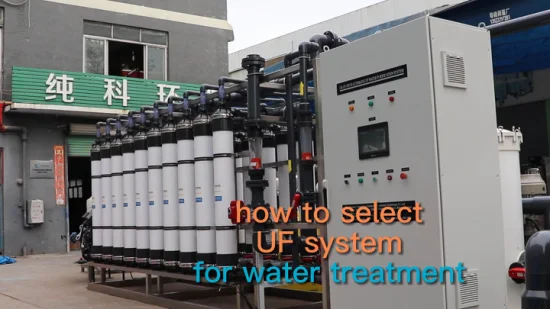 UF-System Ultrafiltrations-Wasseraufbereitungsmaschine Reinigungsfilter RO-Maschine